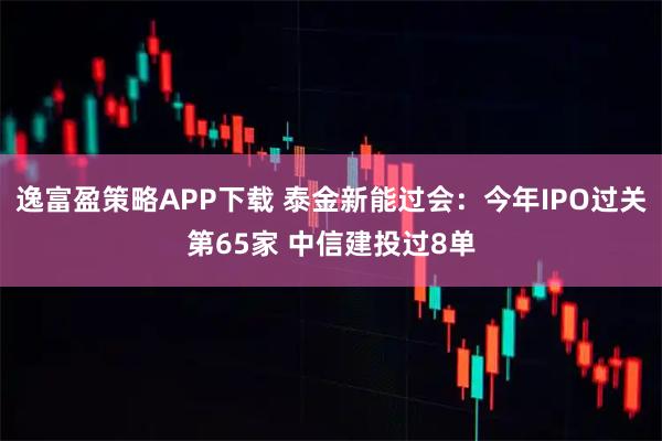 逸富盈策略APP下载 泰金新能过会：今年IPO过关第65家 中信建投过8单