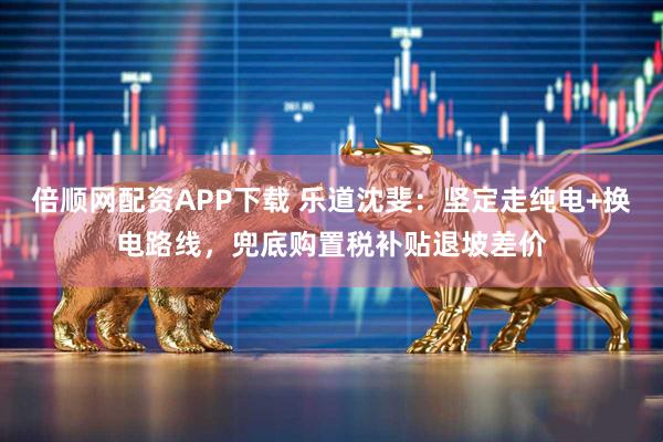 倍顺网配资APP下载 乐道沈斐：坚定走纯电+换电路线，兜底购置税补贴退坡差价