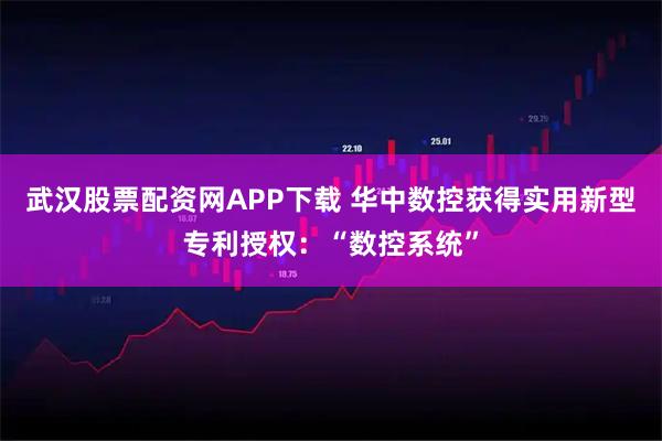 武汉股票配资网APP下载 华中数控获得实用新型专利授权：“数控系统”