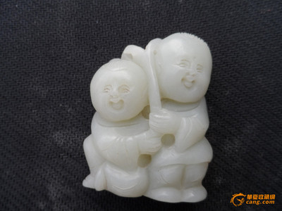 收来的老和田玉,【福娃】_收来的老和田玉,【福娃】价格_收来的老和田玉,【福娃】图片_来自藏友淘开心藏快乐_玉器_地摊交易_华夏收藏网 cang.com