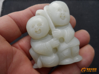 收来的老和田玉,【福娃】_收来的老和田玉,【福娃】价格_收来的老和田玉,【福娃】图片_来自藏友淘开心藏快乐_玉器_地摊交易_华夏收藏网 cang.com