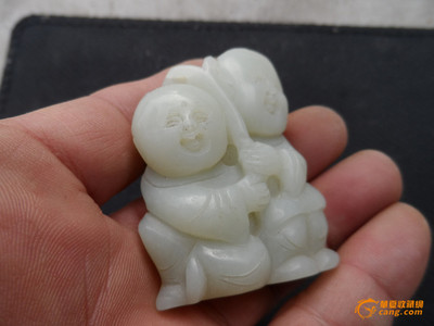 收来的老和田玉,【福娃】_收来的老和田玉,【福娃】价格_收来的老和田玉,【福娃】图片_来自藏友淘开心藏快乐_玉器_地摊交易_华夏收藏网 cang.com